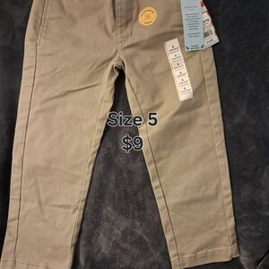 Kids Khaki Stretch Chino Pants - Size 5